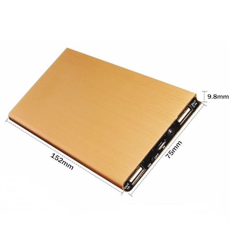 Dual USB Ultra Slim 10000mAh Power Bank