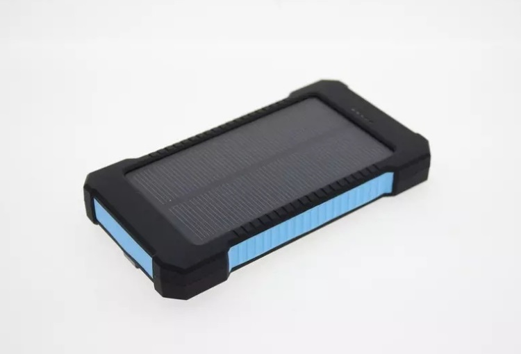 10000mAh Dual USB Solar Power Bank with LED torch