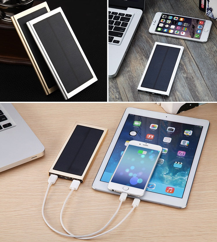 Slim Solar Power Bank 10000mAh